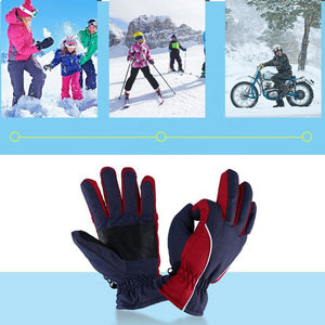 Guantes de Esquí y Snowboard Unisex para Hombre y Mujer, Impermeables, con Pantalla Táctil Completa, Forrados de Forro Polar, Duraderos, Cálidos, con Cierre de Velcro - Product Image 6