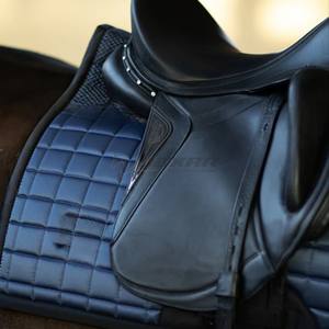 Premium English Horse Saddle Pad Soft Quilted Breathable <b>Fabric</b> Comfortable and Durable Riding Saddle Pads Customized OEM - Product Image 3