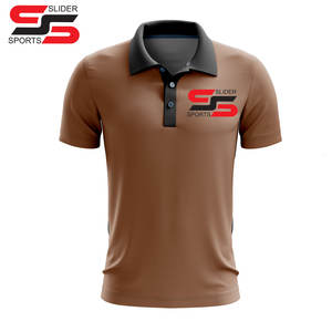 Promoción de ventas, logotipo personalizado, impresión 3D digital sublimada, Piqué, tejido de poliéster, bordado, Polo de Golf para hombre - Product Image 3