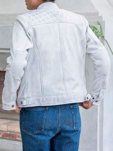 Chaqueta de Cuero de Moda para Mujer, Nueva Llegada, Alta Calidad, al por Mayor, Transpirable, Impermeable, Cuero Puro con Forro de Satén y Nailon - Product Image 6