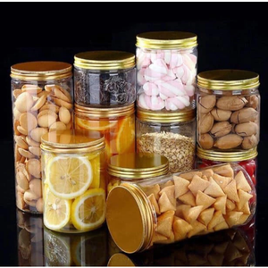 Wholesale Round PET Plastic <b>Jars</b> Aluminium Cap for Food Storage Custom Logo Printing for Dry Nuts Vietnam Manufacturer - Product Image 4