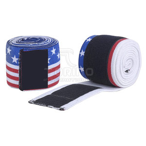New Good Quality Knee Weight Lifting Knee Wraps <b>Top</b> Quality Workout Weightlifting Knee Wraps - Product Image 2