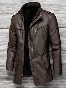 Blouson de baseball de haute qualité avec logo en relief 3D personnalisé pour hommes pour la saison d'hiver - Product Image 3