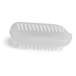 Brosse de nettoyage d'ongles professionnelle élégante avec poils en nylon, virole en acier inoxydable, manche confortable, performance durable - Product Image 6