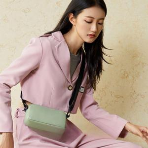 Bolsa de Mano Personalizada con Logotipo, Bolsa de Mensajero para <span class=keywords><strong>Mujer</strong></span> con Cremallera, Bolsa de Hombro con Bolsillo Oculto para Teléfono Celular - Product Image 2