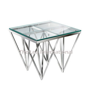 Mesa de metal de lujo dorado, muebles con Accent - Product Image 2