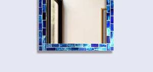 Espejo de pared con incrustaciones de resina de lujo único, declaración decorativa artesanal moderna para hogares y hoteles - Product Image 5