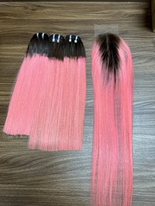 Extensiones de cabello humano crudo vietnamita de doble dibujado Estilo de onda natural Cierre de encaje Frontal Proveedores de DHL FEDEX - Product Image 4