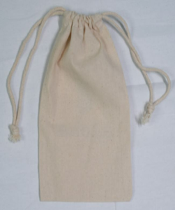 Custom Recycled 100% Organic Cotton <b>Drawstring</b> Bag Eco-Friendly Fashionable Canvas Shopping Gift with Custom Designed Logo Print - Product Image 2