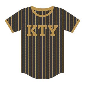 เสื้อเบสบอลสีดำ pinstripe เสื้อ100% โพลีเอสเตอร์ตาข่ายอัลฟาเสื้อพี่น้องปักโลโก้ออกแบบได้ตามต้องการ - Product Image 2