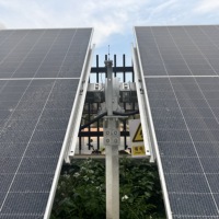 Kit de panneaux solaires 1000W, système de montage au sol, système de suivi des panneaux solaires avec contrôleur intelligent