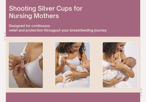 Copas de lactancia de plata esterlina 925, almohadillas de maternidad cómodas reutilizables para mamás lactantes, pezones doloridos, alivio del dolor - Product Image 6
