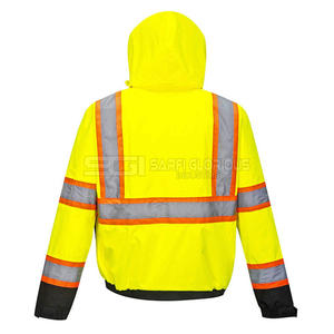 Chaqueta de Seguridad Impermeable y Duradera, Ropa de Trabajo Reflectante de Alta Visibilidad para Trabajadores, Chaqueta Reflectante Impermeable de Alta Visibilidad - Product Image 4