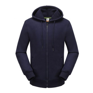 Sweat à capuche en coton épais et lourd pour femme, avec fermeture éclair intégrale, logo imprimé sur le devant, broderie premium, confortable, OEM, pour l'hiver/l'automne - Product Image 3