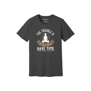 Camiseta informal de algodón 100% con impresión de temas de Buda en 3D, 12 opciones de color, 160-180, colocación de diseño personalizable GSM pesado - Product Image 2