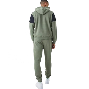 Custom Clothing Manufacturers 2 <b>Pc</b> Unisex Jogger <b>Sets</b>,100% Cotton Plain Hoodie <b>Set</b>,Flared Joggers Tracksuit - Product Image 2