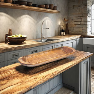 ชามแป้งไม้สำหรับตกแต่งใหม่ชามแป้งไม้สำหรับทำขนมปังชามแป้งไม้สำหรับทำเบเกอรี่ใช้ - Product Image 2