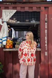 Mejor colección Suzani bordado a mano invierno Kimono bata Chaqueta estilo bohemio chaquetas clásicas elegantes - Product Image 4