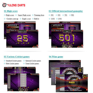 Máquina de dardos electrónica comercial de lujo con punta suave y acero, operada con monedas, en venta. - Product Image 4