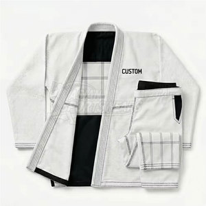 Traje de Kimono para Entrenamiento, para Hombre, Ofrece Flexibilidad y Soporte Durante la Práctica de Artes Marciales - Product Image 4