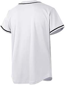 Maillot de baseball boutonné personnalisé pour hommes et femmes Style hip-hop hipster pour uniformes de pom-pom girl Maillot de baseball - Product Image 5