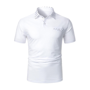 Cómodo uso diario Hombres Polo Camisa Polo Algodón Polo Camiseta Moda Elegante Verano Casual Outfit - Product Image 1