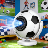 Projecteur intelligent OMIKAI HY300 F Android 14, portable de poche, 170 lumens, courte portée, 720p HD, WiFi, pour les matchs de football