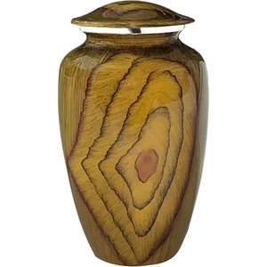 Urne funéraire en bois élégante pour animaux de compagnie Urne faite à la main pour cendres humaines Urne personnalisée pour enterrement ou affichage commémoratif d'Inde - Product Image 6