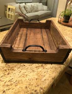 GOAT <b>WOODEN</b> PRINTED TRAY BEST QUALITY <b>CARVED</b> Available square Shape and India Handicraft best Sample Hot <b>Sale</b> - Product Image 6