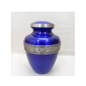 Urna de cremación de Metal de estilo Vintage, urna para adultos de latón hecha a mano para cenizas humanas, elegante monumento decorativo - Product Image 1