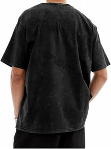 เสื้อยืดแขนสั้นสำหรับผู้ชายเสื้อยืดไฮสตรีทเสื้อยืดผ้าฝ้ายแขนสั้นพิมพ์ลายออกแบบได้ตามต้องการ - Product Image 2