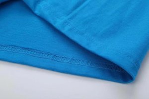 T-shirt ample à manches courtes et col rond 13 couleurs personnalisable pour hommes à la mode en polyester/coton à motif uni - Product Image 6