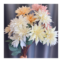 Ingot Dekorasi Hollyhock Mariage Bunga Buatan Dekoratif