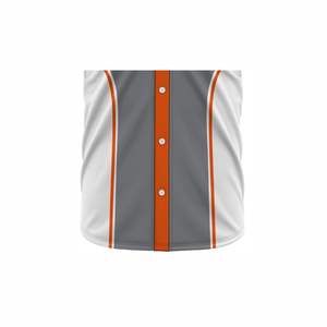 Camiseta de Béisbol Sublimada con Logotipo Personalizado, Talla Grande, Transpirable, Absorbe la Humedad, Nombre del Equipo Personalizado, Cierre de Botones - Product Image 5