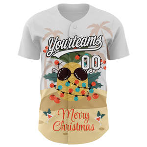 Maillot de baseball de Noël personnalisé avec logo, couleurs et tailles sur mesure - Service OEM en gros - Product Image 2