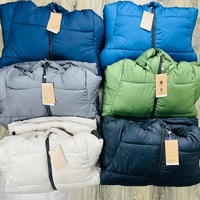 Veste décontractée tendance avec doublure épaisse, manteau d'hiver rembourré en coton pour homme, lot de vêtements excédentaires transfrontaliers