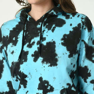 Sweat à capuche décontracté pour femme, tie-dye, imperméable, manches longues, doublé, fabriqué au Pakistan, design tendance, haute qualité, très demandé - Product Image 1