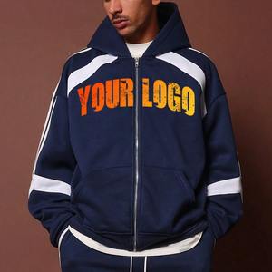 Vente en gros de survêtements zippés en coton polaire personnalisés de haute qualité pour hommes avec des vêtements de sport de qualité supérieure pour l'hiver - Product Image 3