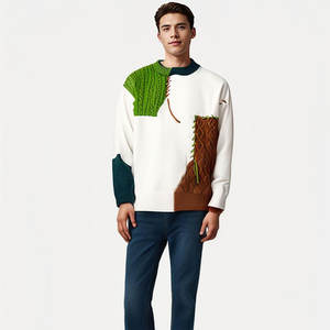 Sweat-shirt à manches longues en coton et polyester avec imprimé unique, sweat-shirt pour homme avec col rond - Product Image 4