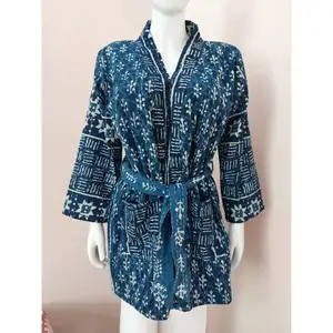 Most Selling Printed and Embroidered Traditional Kimono Jacket Floral Kimono Jacket from Indian Supplier