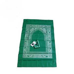 Alfombrillas de oración islámicas de alta calidad en patrón impreso, cómoda alfombra de oración, precio al por mayor, alfombrillas de oración portátiles y musallah - Product Image 1
