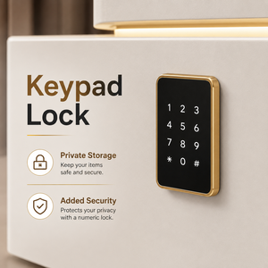 <span class=keywords><strong>Mesita</strong></span> de <span class=keywords><strong>Noche</strong></span> Flotante Inteligente con Carga Inalámbrica, Bloqueo por Huella Dactilar, Altavoz Bluetooth, <span class=keywords><strong>Luz</strong></span> LED, Montada en la Pared para Dormitorio - Product Image 2
