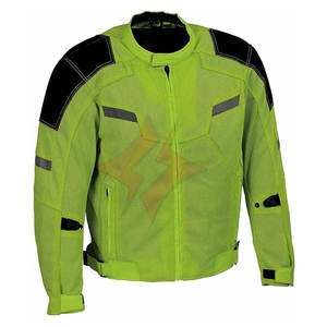 Veste de moto respirante et légère en maille blindée pour hommes, pour la rue et les voyages, avec couleur et design personnalisables - Product Image 1