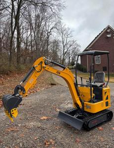 LIVRAISON GRATUITE EPA CE Approuvé ZJ-12 Tout neuf Mini-excavatrice sur chenilles de 1 tonne Moteur à essence Briggs de 15 ch 0,3 h Moteur à essence Open ROPS Pouce hydraulique - Product Image 4