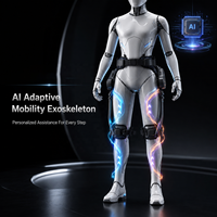 Exosquelette intelligent pour la hanche avec reconnaissance de la marche par IA, assistance bilatérale indépendante pour la fatigue à la marche et le soutien à la mobilité