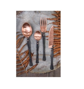 ชุดช้อนส้อมชุบเงินวินเทจช้อนส้อมเครื่องใช้บนโต๊ะอาหาร - Product Image 5