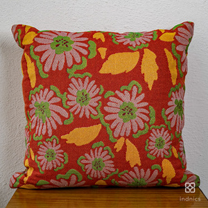 หมอนอิงผ้าแจ็คการ์ดโพลีคอตตอนมีสไตล์หรูหราปิดด้วยเชือกรูดทำมือหลากสีสำหรับบ้านโรงแรมโรงพยาบาล - Product Image 3