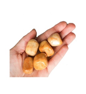 Pierre de jaspe jaune naturelle de haute qualité, pierre roulée, cristal naturel, pierre roulée pour la guérison, galet d'agate, pierre précieuse, Reiki, Chakra, vente en gros - Product Image 3