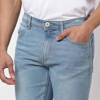Vendeur de jeans EDGE EDENIM pantalon bleu basique élastique personnalisé coupe ajustée colombien pour hommes pantalon en jean jeans en jean pour hommes