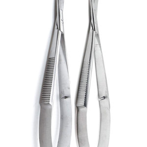 Ciseaux à suture Micro Castroviejo Yasargil, pointus, incurvés vers le haut, en acier inoxydable, ensemble d'instruments micro-chirurgicaux certifiés CE - Product Image 6